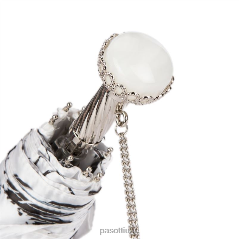 مظلة | 257 56799-1 a29 - مظلة مزهرة بالأبيض والأسود PASOTTI Z446V588